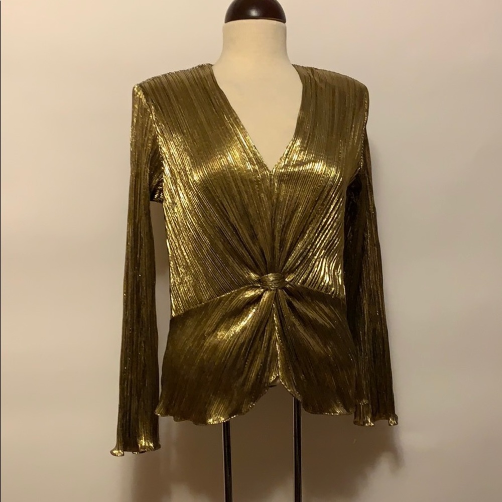 Elegant Gold Women's Blouse